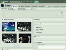 Tablet Screenshot of kimisary.deviantart.com