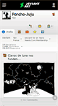 Mobile Screenshot of poncho-juju.deviantart.com