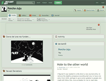 Tablet Screenshot of poncho-juju.deviantart.com