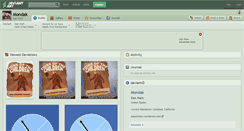 Desktop Screenshot of mondak.deviantart.com