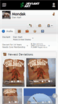 Mobile Screenshot of mondak.deviantart.com