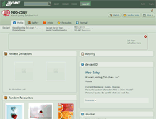 Tablet Screenshot of neo-zoisy.deviantart.com