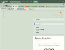 Tablet Screenshot of muyx.deviantart.com