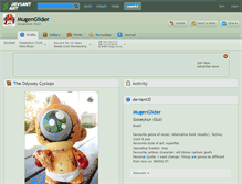 Tablet Screenshot of mugenglider.deviantart.com