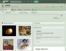 Tablet Screenshot of judaism.deviantart.com