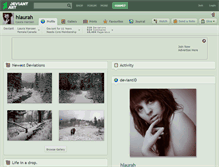 Tablet Screenshot of hlaurah.deviantart.com