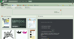 Desktop Screenshot of ipsyko.deviantart.com
