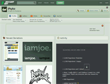 Tablet Screenshot of ipsyko.deviantart.com