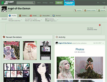 Tablet Screenshot of angel-of-the-demon.deviantart.com