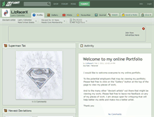 Tablet Screenshot of ljzracerx.deviantart.com