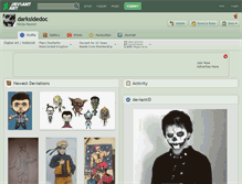 Tablet Screenshot of darksidedoc.deviantart.com