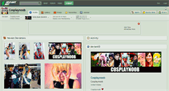 Desktop Screenshot of cosplaynoob.deviantart.com