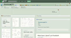 Desktop Screenshot of demonicangel333.deviantart.com