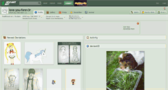 Desktop Screenshot of love-you-forev3r.deviantart.com