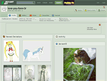 Tablet Screenshot of love-you-forev3r.deviantart.com