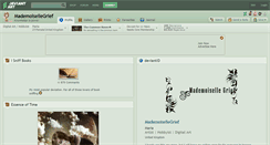 Desktop Screenshot of mademoisellegrief.deviantart.com