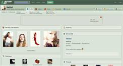 Desktop Screenshot of melissi.deviantart.com