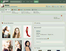 Tablet Screenshot of melissi.deviantart.com