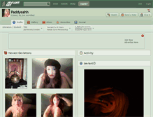 Tablet Screenshot of paddyeahh.deviantart.com