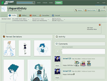 Tablet Screenshot of lifeguardonduty.deviantart.com