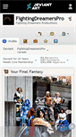 Mobile Screenshot of fightingdreamerspro.deviantart.com