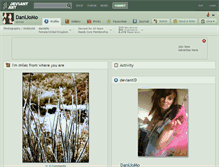 Tablet Screenshot of danijomo.deviantart.com