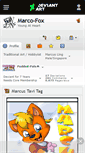 Mobile Screenshot of marco-fox.deviantart.com