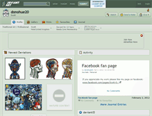 Tablet Screenshot of donohue20.deviantart.com