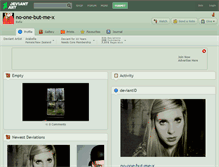 Tablet Screenshot of no-one-but-me-x.deviantart.com