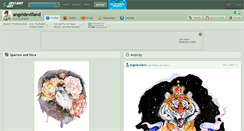 Desktop Screenshot of angeldevilland.deviantart.com