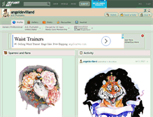 Tablet Screenshot of angeldevilland.deviantart.com