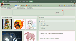 Desktop Screenshot of haro-haro.deviantart.com