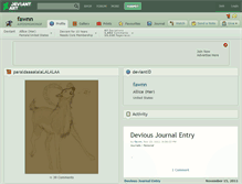 Tablet Screenshot of fawnn.deviantart.com