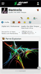 Mobile Screenshot of blackiceza.deviantart.com