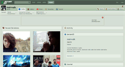 Desktop Screenshot of malvwalk.deviantart.com