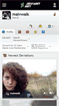 Mobile Screenshot of malvwalk.deviantart.com
