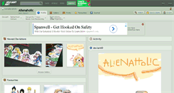 Desktop Screenshot of alienaholic.deviantart.com