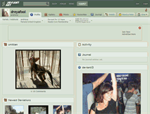 Tablet Screenshot of dreyafool.deviantart.com