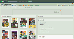 Desktop Screenshot of firestorm33.deviantart.com
