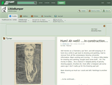 Tablet Screenshot of littlebumper.deviantart.com