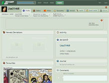 Tablet Screenshot of lisa31468.deviantart.com