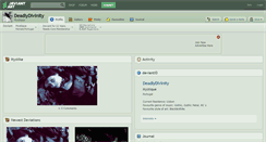 Desktop Screenshot of deadlydivinity.deviantart.com