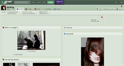 Desktop Screenshot of missfog.deviantart.com