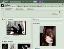 Tablet Screenshot of missfog.deviantart.com