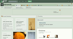 Desktop Screenshot of mistressanita.deviantart.com