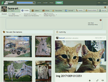 Tablet Screenshot of fauna-art.deviantart.com