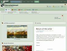 Tablet Screenshot of etiennesaintamant.deviantart.com