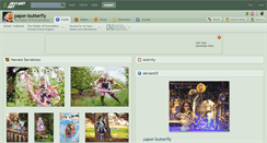 Desktop Screenshot of paper-butterfly.deviantart.com