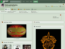 Tablet Screenshot of petticoatsgallantry.deviantart.com