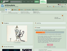 Tablet Screenshot of mrshineybaldy.deviantart.com